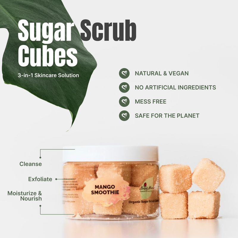 Vegan Natural Sugar Scrub - Mango Smoothie