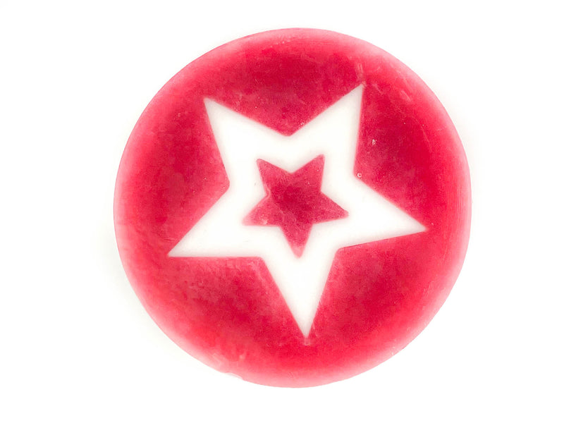 Red Stars Of Glory Natural Bar Soap