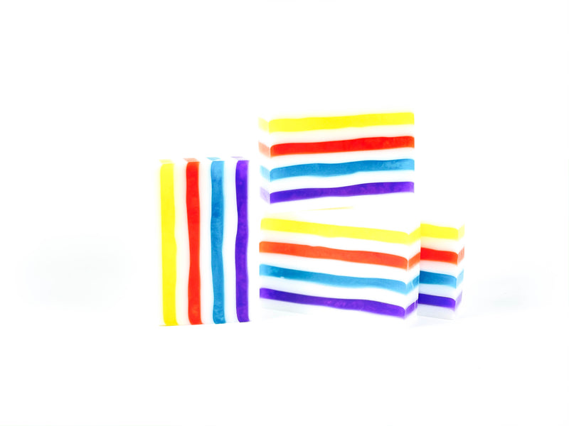 Rainbow Love Bar Soap - Pack of 10