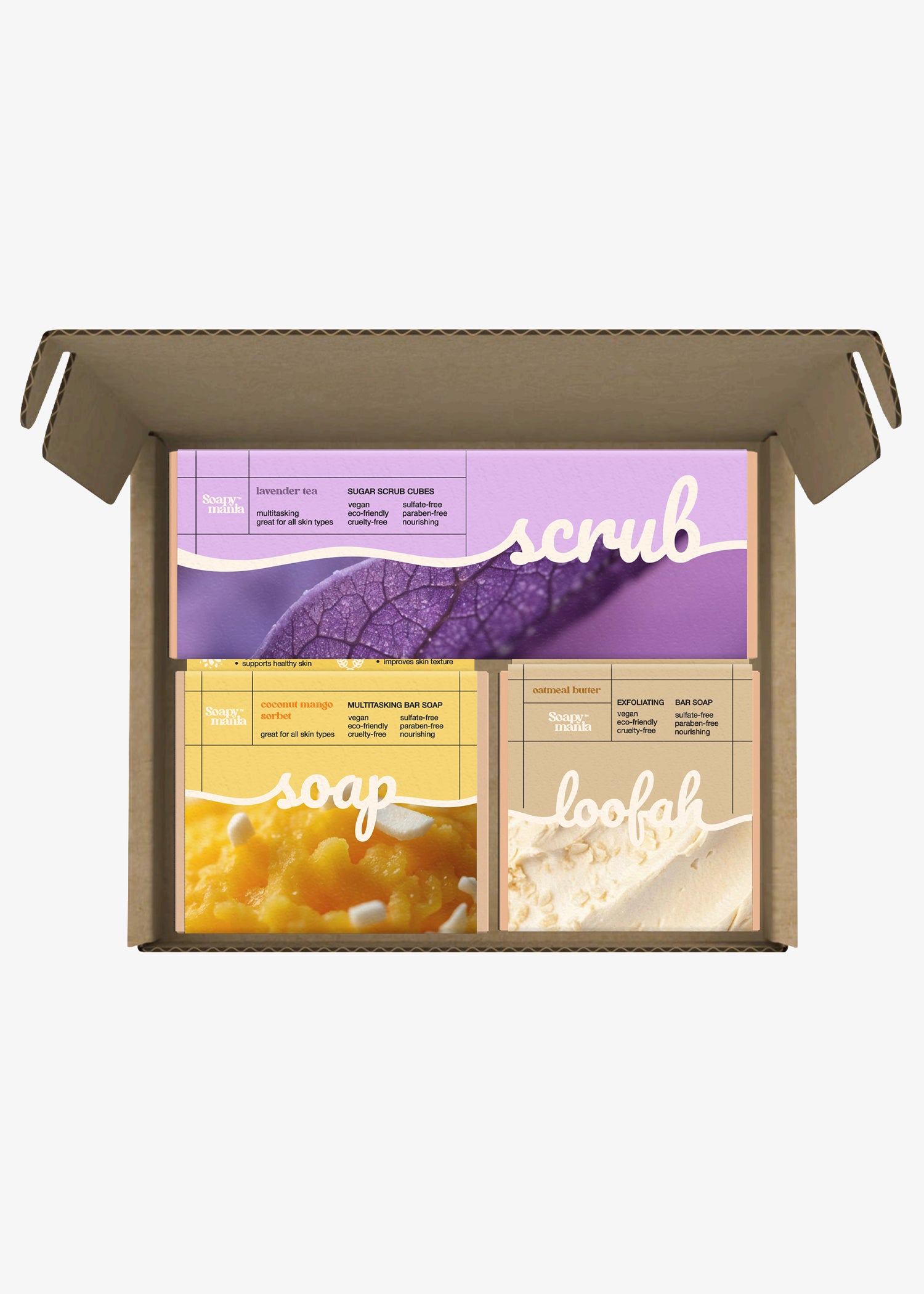 Oatmeal Mango Lavender Body Care Kit