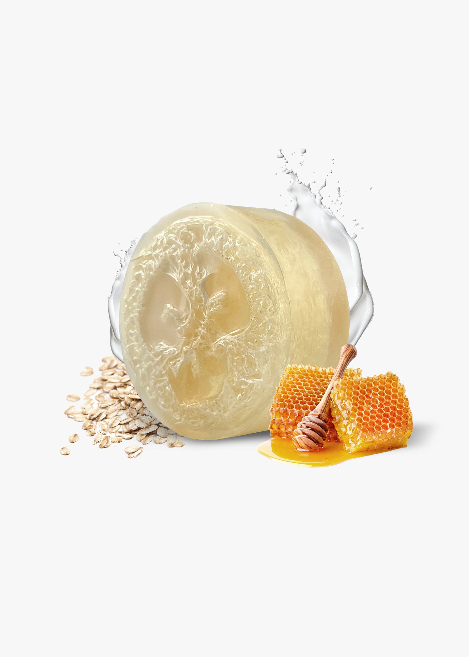 Oatmeal Milk & Honey Loofah Soap