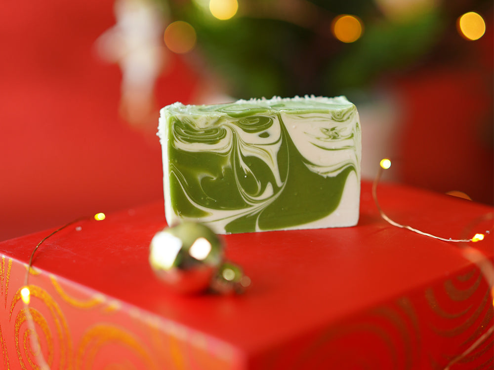 Peppermint Twist Natural Bar Soap (Non-Glycerin)