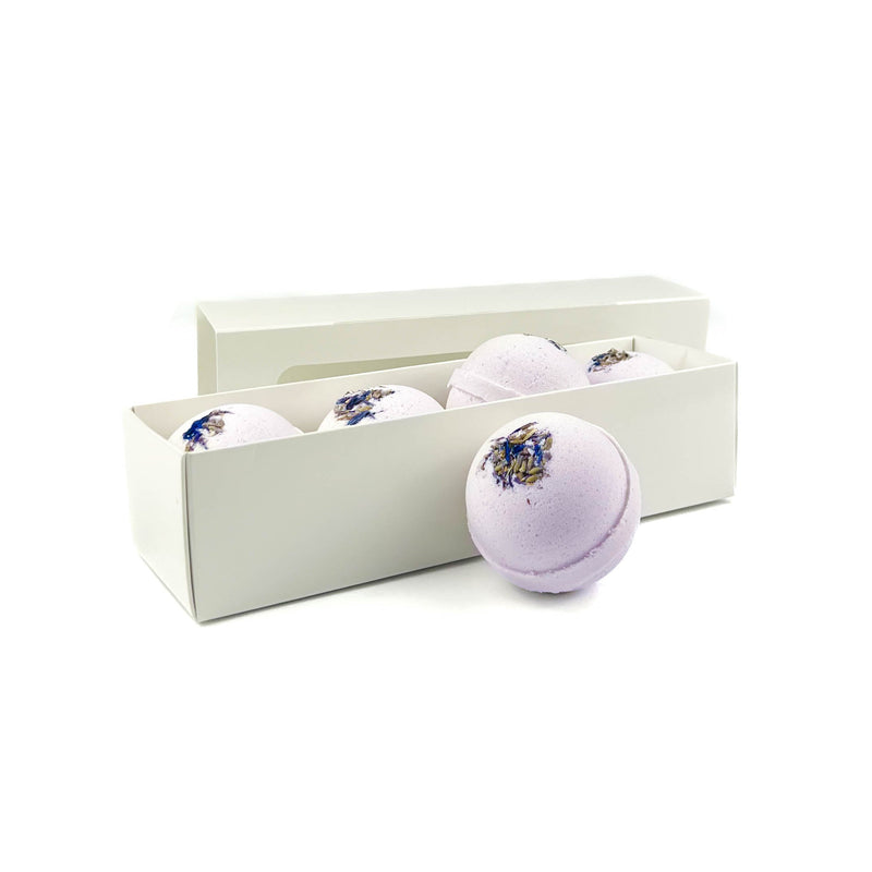 Lavender Breeze Aromatic Fizzing Bath Bomb Set