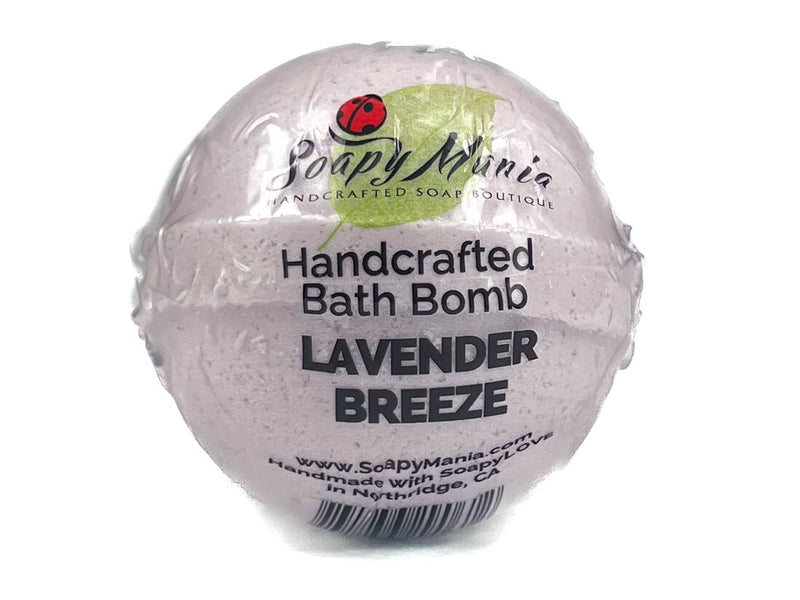 Lavender Breeze Aromatic Fizzing Bath Bomb
