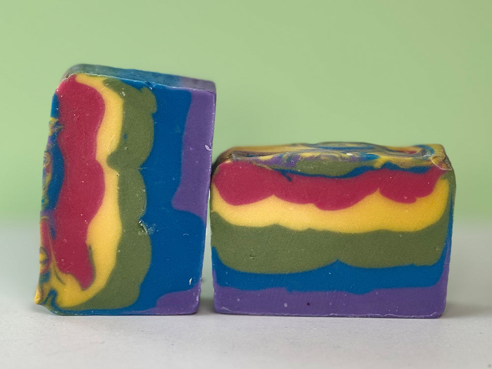 Rainbow Glow Natural Bar Soap (NON-GLYCERIN)