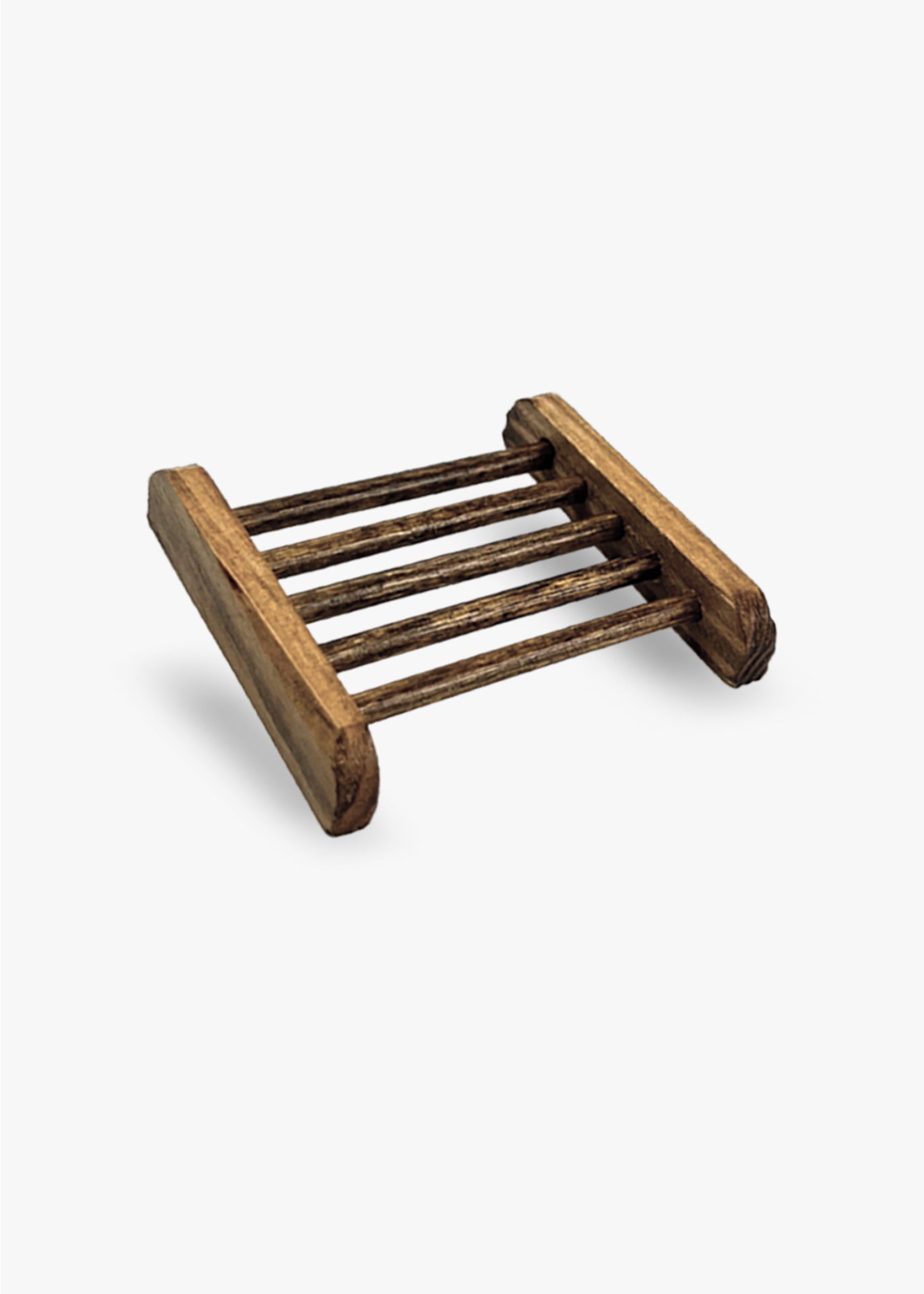 Small Ladder Dark Wooden Soap Saver