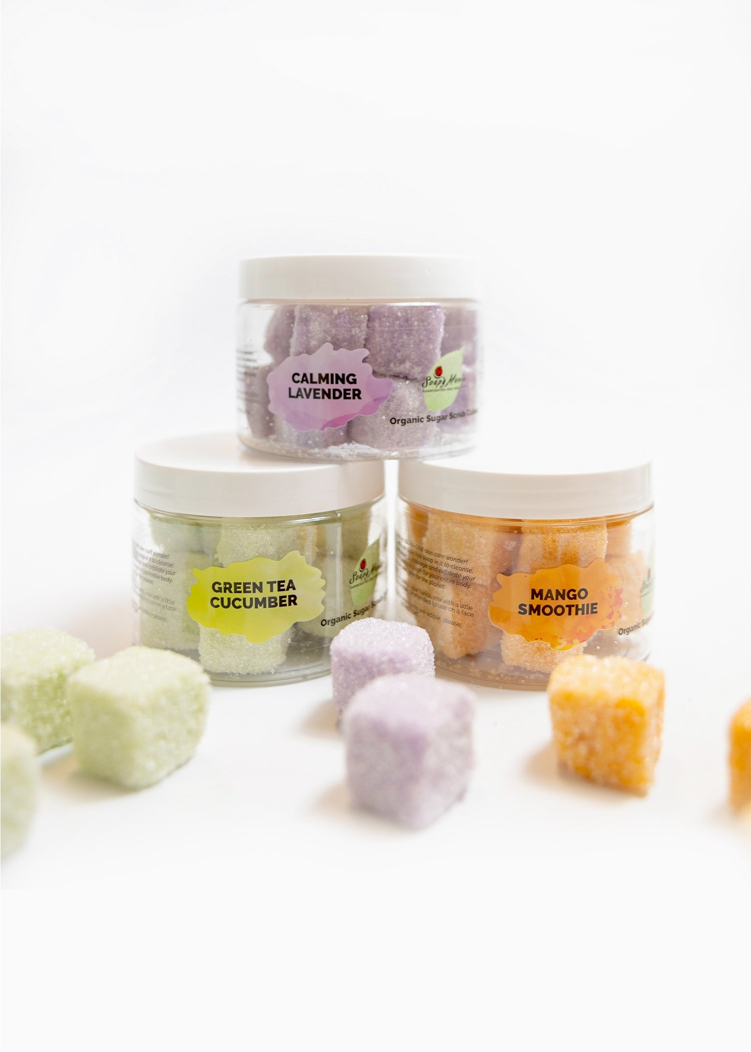 Organic Sugar Scrub Cubes