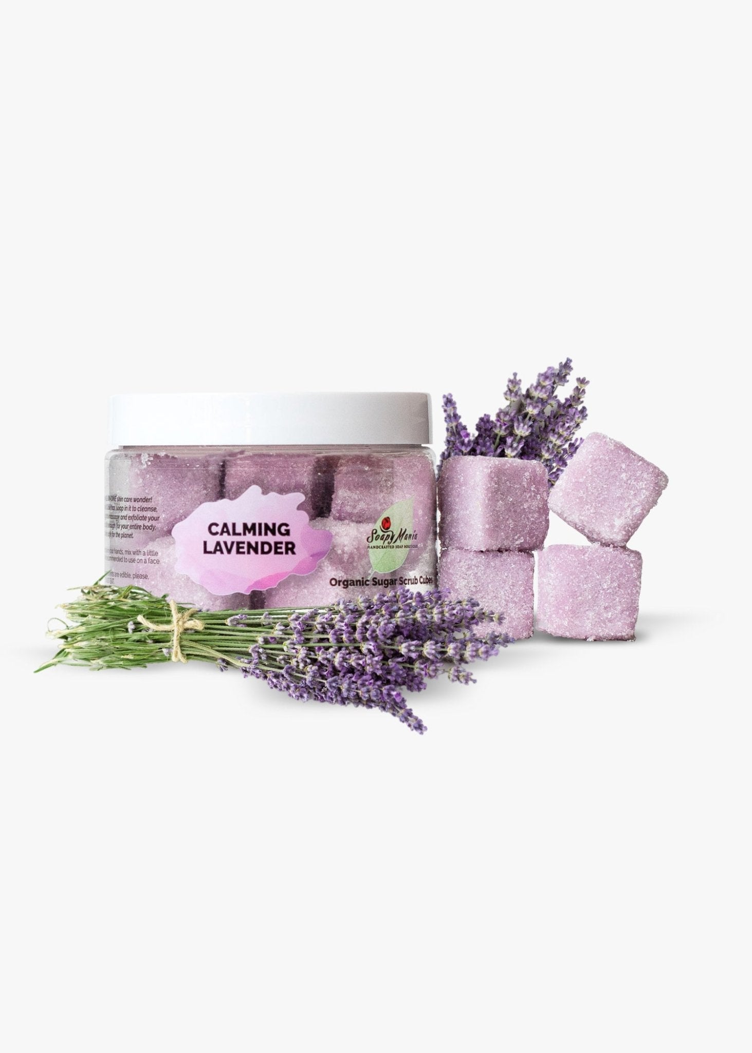 Calming Lavender Sugar Scrub - SoapyMania