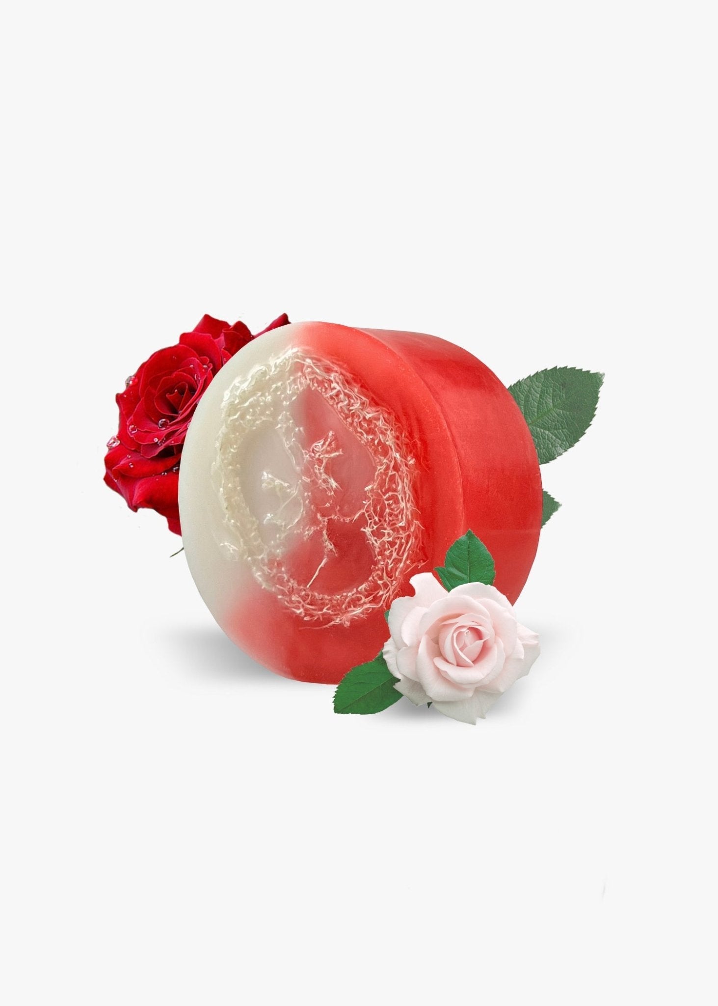 Creamy Rose Loofah Soap - SoapyMania