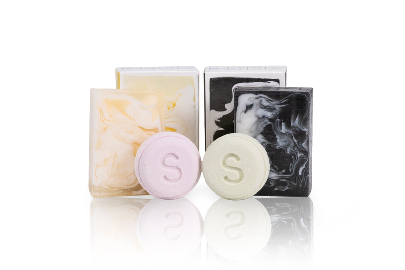 "Yin & Yang" Soap and Steamers Set