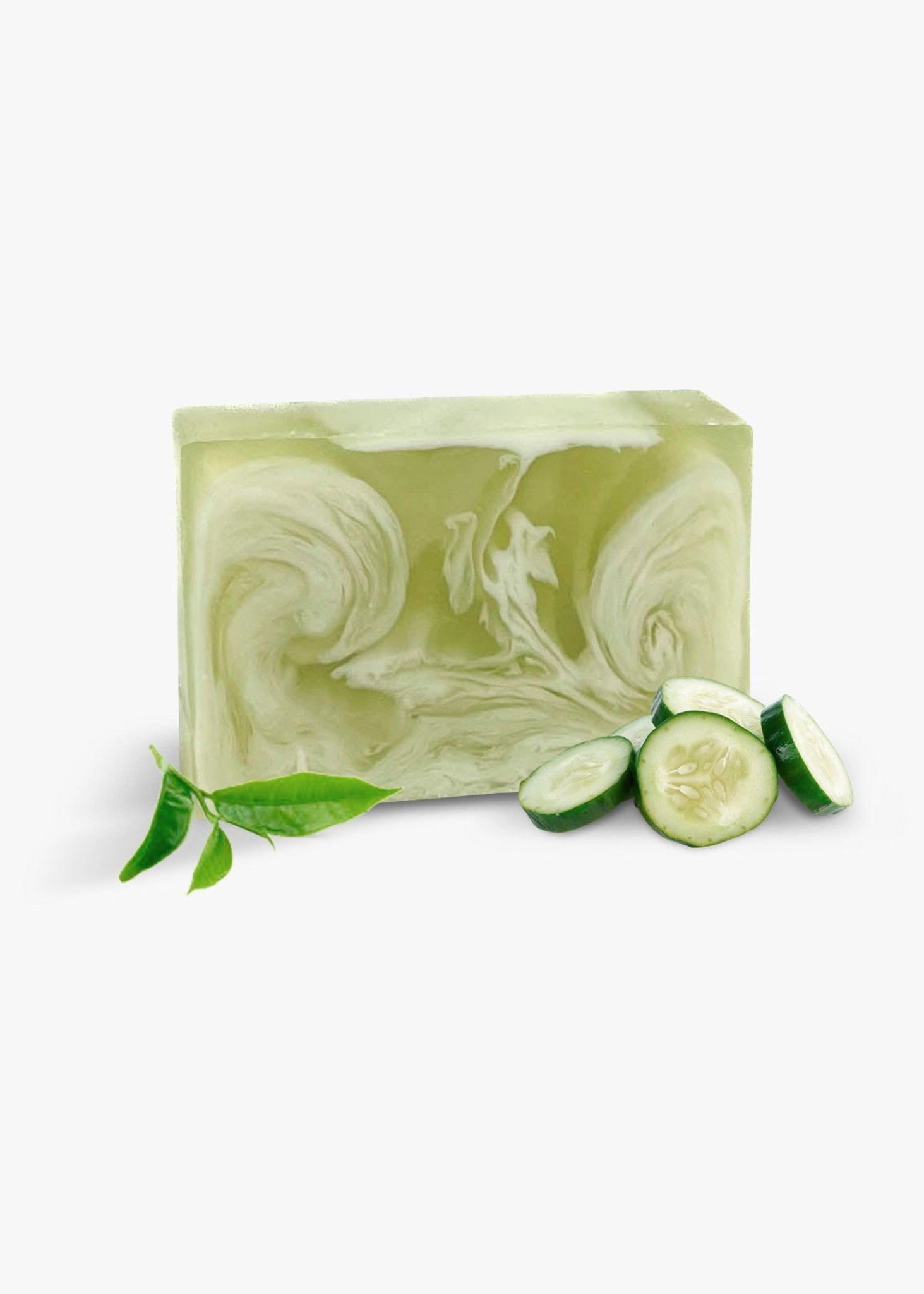 Green Tea & Cucumber Bar Soap - Pack of 10 - SoapyMania