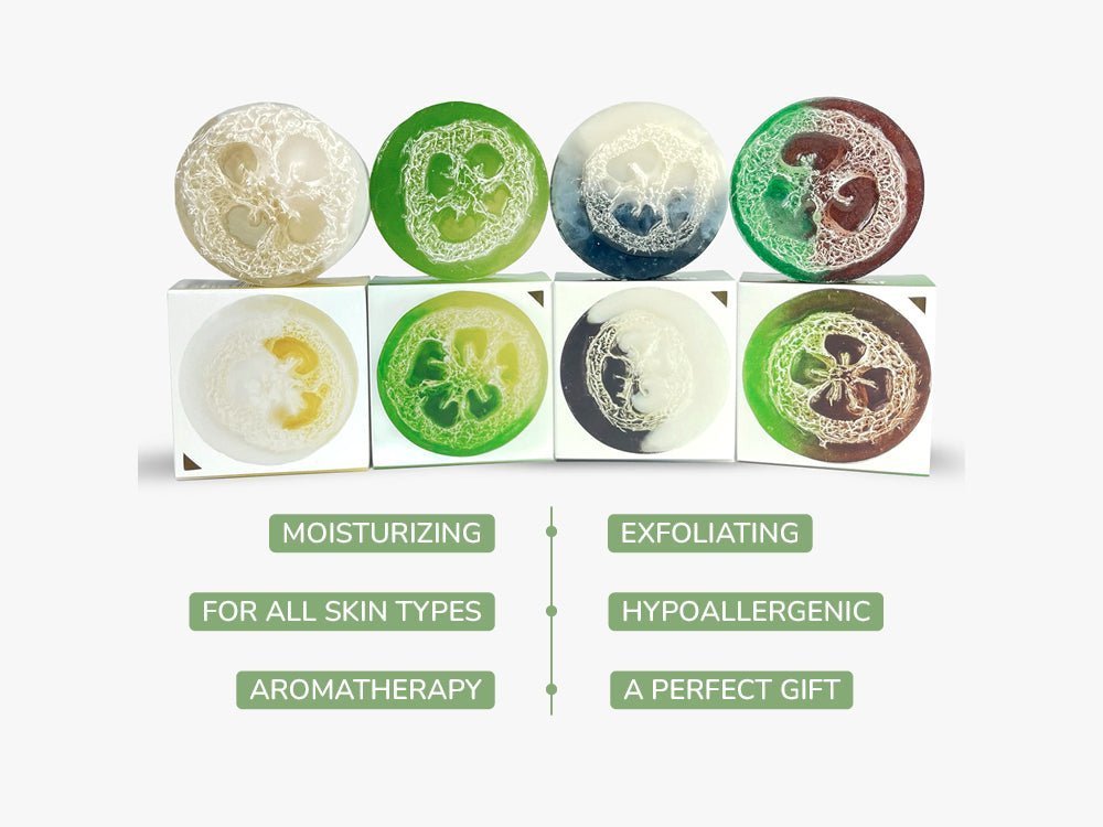 INFUSIONS Loofah Soap Collection - SoapyMania