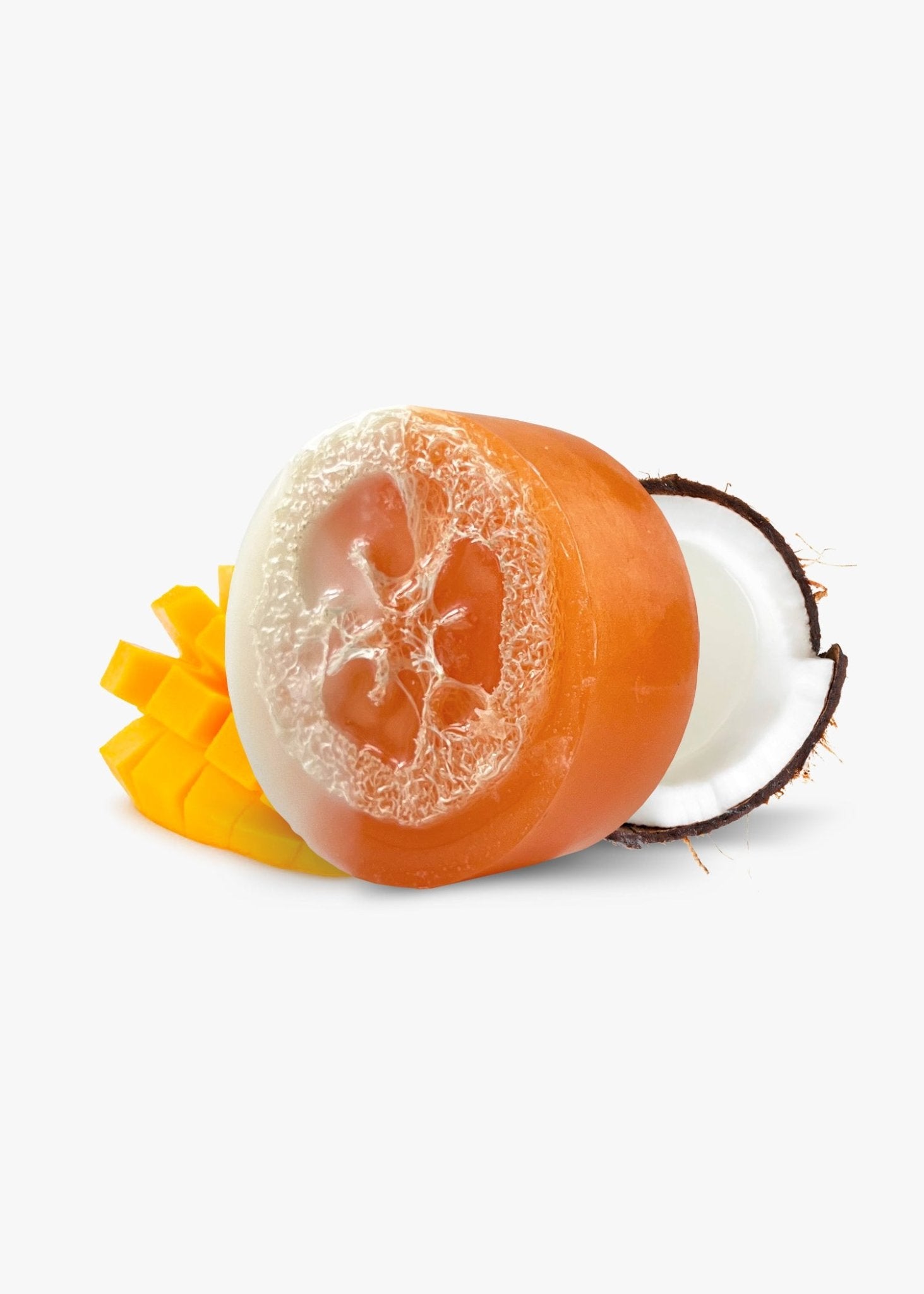 Mango & Coconut Loofah Soap - SoapyMania