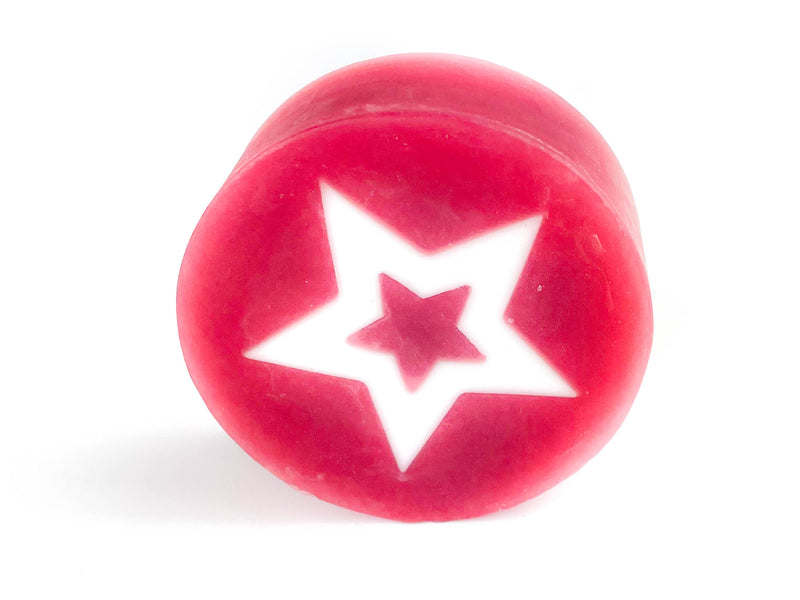 Red Stars Of Glory Natural Bar Soap