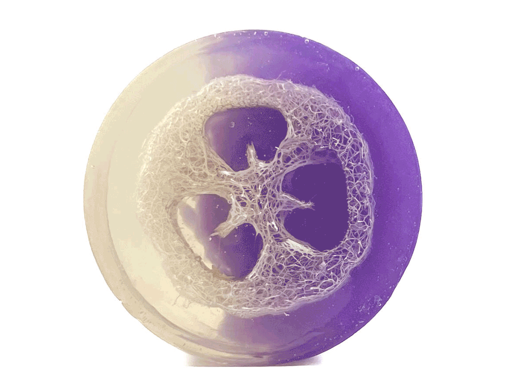 Natural Loofah Soap - Lavender Nights