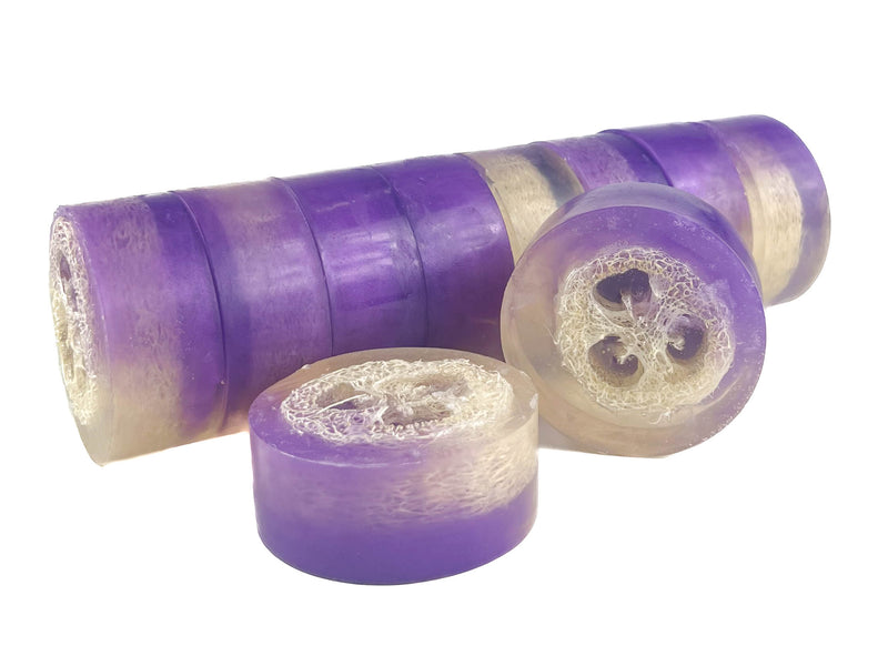 Lavender Nights Loofah Soap - Pack of 10