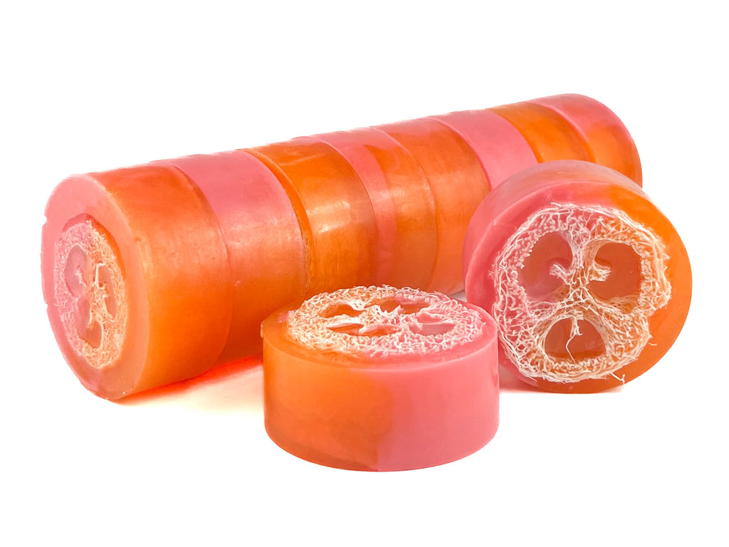 Grapefruit Lily Loofah Soap - Pack of 10