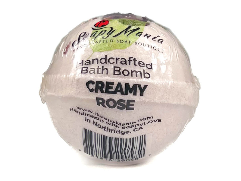 Creamy Rose Natural Bath Bomb