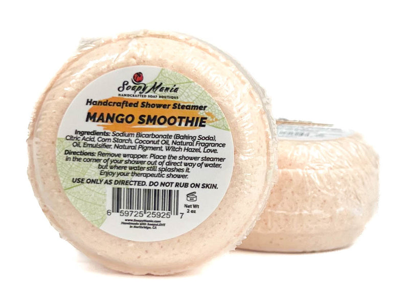 eco friendly mango smoothie natural shower steamer